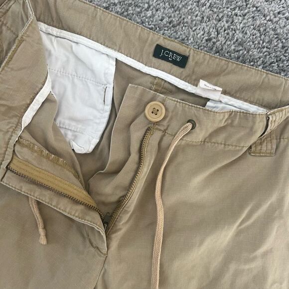 J.Crew Cargo Size 8 Khaki Inseam 31 inches 100% Cotton - Picture 5 of 9